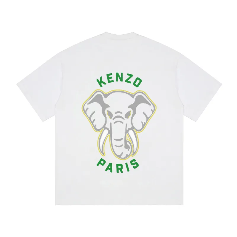 Kenzo University Jungle Team Elephant Chest LOGO Big LOGO on the back Color: Black White Apricot Size: M L XL XXL Three Standards Style Number: K 41